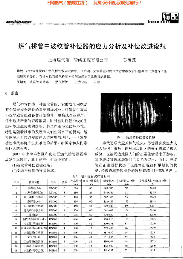 燃气桥管中波纹管补偿器的应力分析及补偿改进设想.png