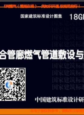 18GL501  综合管廊燃气管道敷设与安装