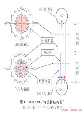 超级开架式气化器传热管换热过程的数值模拟分析