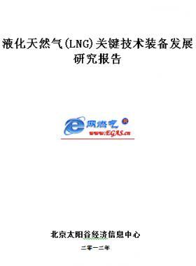 液化天然气(LNG)关键技术装备发展研究报告WORD版