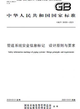 管道系统安全信息标记 设计原则与要求