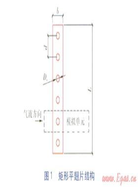 双对称圆孔翅片管换热器热工性能模拟