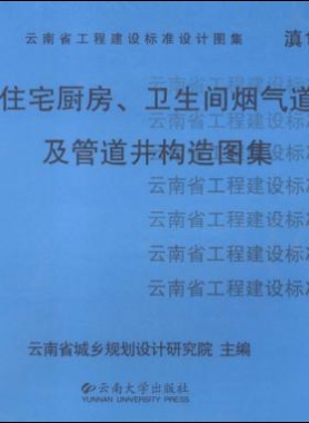住宅厨房、卫生间烟气道及管道井构造图集滇05J01