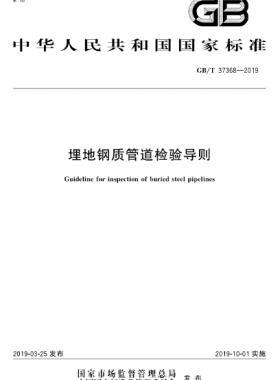 埋地钢质管道检验导则国标∕T 37368-2019