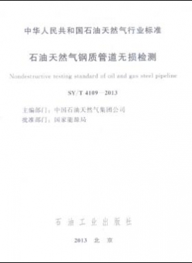 石油天然气钢质管道无损检测石油天然气标准/T 4109-2013