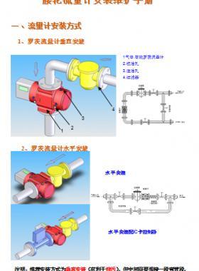 苍南腰轮流量计安装维护手册