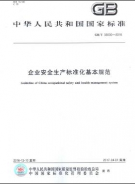 企业安全生产标准化基本规范国标/T 33000-2016